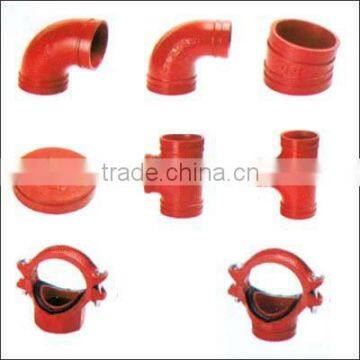 A536 ductile iron grooved pipe fitting