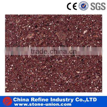 light red porphyry outside flooring