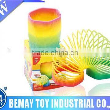 Promotional magic rainbow spring toy