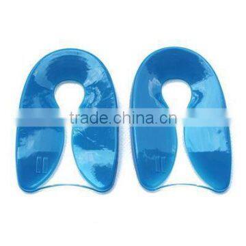 Hot sale gel shoe pad,gel insoles heel cushion,pu gel pad for heel KS C 09