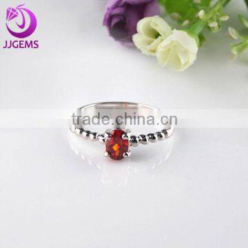 fashion delicate rhodium plated cz ring