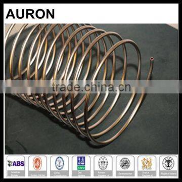 AURON/HEAWELL ABS BV GL DNV ISO OHSAS CE C63200 Copper tube cooler coiler/brass cooler C63200 pipe/cuprum C63200 exchange tubes