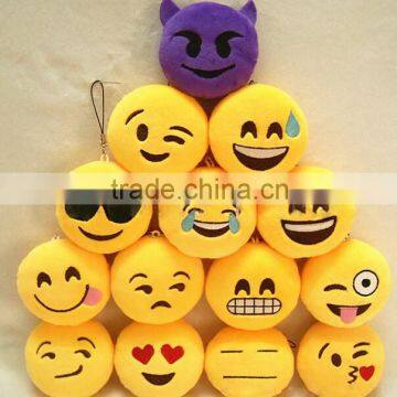 New Design Custom Plush Keychain Emoji Keychain photo-2