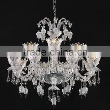 2015 fabulous design blooming flowers two-layers pendant light for luxury hotel