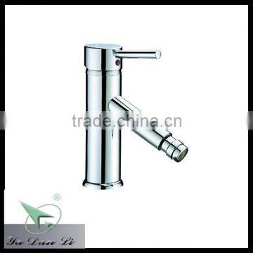 chrome plated brass single handle bidet mixers
