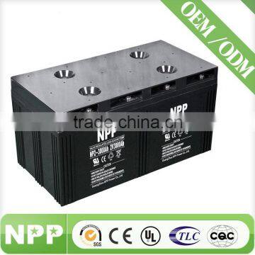 2 Volt Rechargeable Vrla High Capacity Battery 2v3000ah photo-2