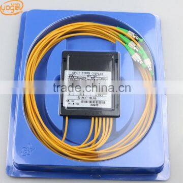 FBT fiber optic splitter Type SM 1*6 FC APC Fiber Optic Splitter Communication Syste