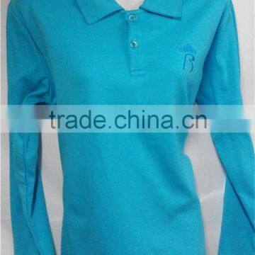 Slim fit cotton custom high quality polo shirts women