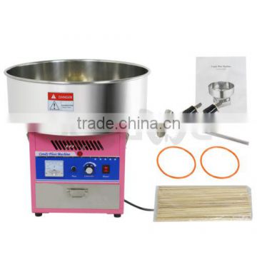 Commercial Cotton Candy Machine Pink Electric Floss Maker Vendor Party Kit 1000W