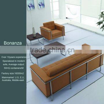 modern style leather office sofa set 8090# office furniture