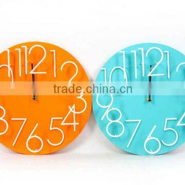 12" Plastic Round Wall Clock