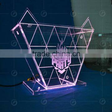 Night Bar Acrylic LEDRGB Light Table Designs, Night Club dj Facade, Night Bar Booth Night Bar Furniture photo-5