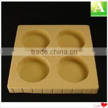 Custom Vacuum Formed ps Compartments Tray With Flocking photo-5