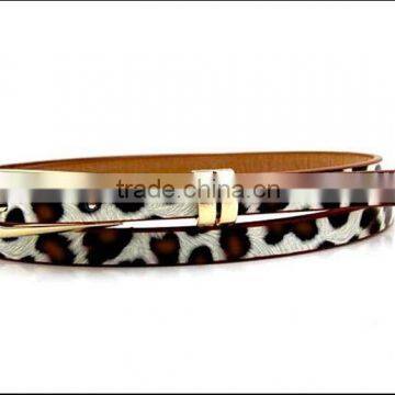 Fashion Women Lady Girl Skinny Waist Belt Thin Leather Narrow Waistband photo-6