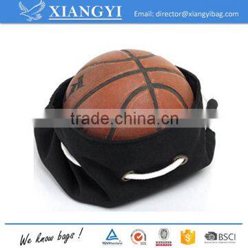 Fashionable Durable 16OZ Washed Canvas Drawstring Bucket Bag Outdoor Football Basketball Backpack photo-2