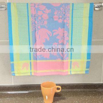 Wholesale Square Jacquard Kitchen Tea Towel photo-3