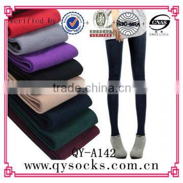 colored winter pantyhose/fleece tights/fleece legging