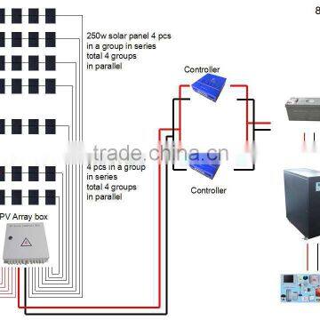 High Quality Cheap Price 8KW Off Grid Solar Power System for Home, Home Solar Systems photo-3