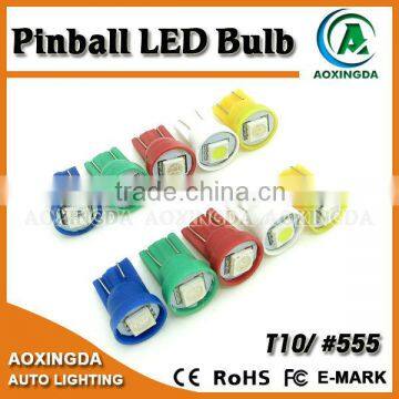 6.3V 5050 1-LED #44/#47 bayonet #555 wedge pinball LED