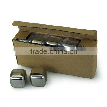 Favorites Compare Top quality metal ice cubes for wine stainless steel square cubes for whisky