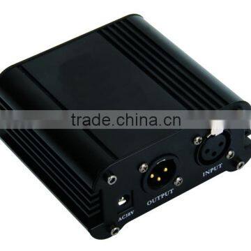 Compact Single Channel Phantom Power, Phantom Power Supply, Power for Condenser Microphone