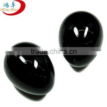 Natural Obsidian semi precious gemstone Egg carving