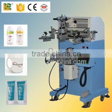 High quailty flat or cylinder screen printing machine for tubes and plastic bottles printing for LC-PA-300E