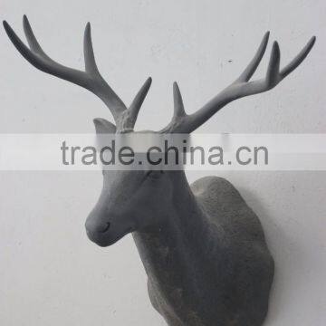 deer head fiberglass statue animal statues