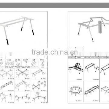 hot sale Modern style excellent quality stainless steel desk legs