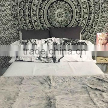 Indian Mandala Wall Hanging Cotton Dorm Tapestries Ethnic Bedspread Boho Throw