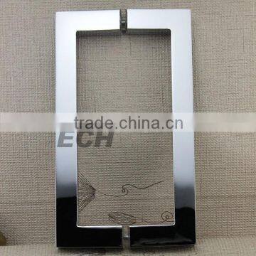 high level hardware brass glass door handle