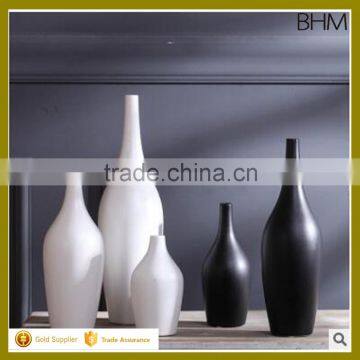 Modern Ceramic Home Decor Color Clay Ceramic Vase Sets decor color black&white decor