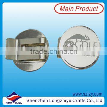 New Custom Metal Magnetic Ball Hat Clip Markers With Printing Your Own Logo,Golf Gift Fashion Cap Clip With Maker Quality Choice