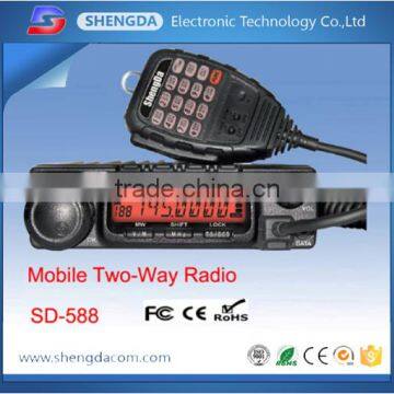 military quality dmr mobile radio, dual band vhf&uhf digital mobile radio