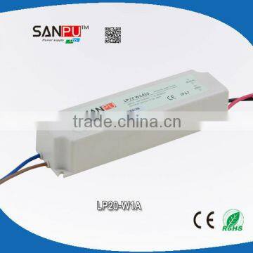 waterproof led driver IP67 20W 350ma power supply dc power supply system