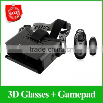 Google Cardboard Sex Video VR Box Headset Virtual Reality 3D VR Glasses Oculus Rift DK2+ Bluetooth Gamepad For Smart Phone