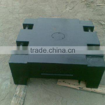 OIML M1 Class 1000kg Cast Iron Test Weight Elevator Load Test Weights photo-2