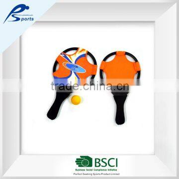 Colorfull Shape Star Beach Paddle & Ball Set