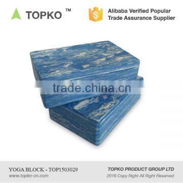 TOPKO Eco-friendly Gymnastic EVA Yoga Block Wholesales Colorful EVA Yoga Block