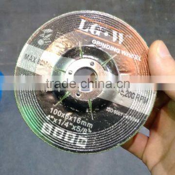 H549 100mm Black Resin Deoressed Center Grinding Wheel for Inox/metal photo-5