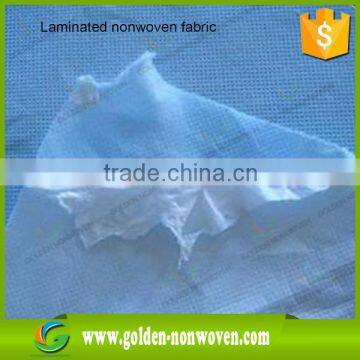 China textile factory laminated nonwoven fabric biodegradable waterproof fabric