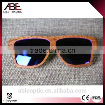 2016 vogue UV400 mix color mirror lens custom Italy design bamboo wooden polarized sunglasses FDA CE                        
                                                                                Supplier's Choice