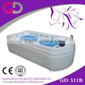 white acrylic massage healthy salt bath bed