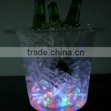 Plastic Three Light Ice Bucket/Flash LED Light Ice Bucket                        
                                                Quality Choice