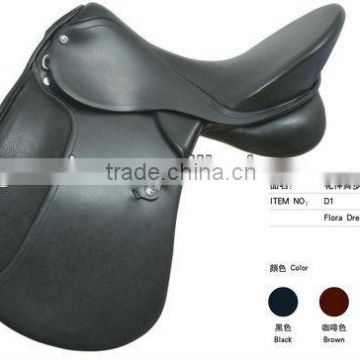 Flora dressage leather racing horse saddle