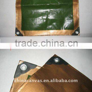 green color pe tarpaulin truck cover