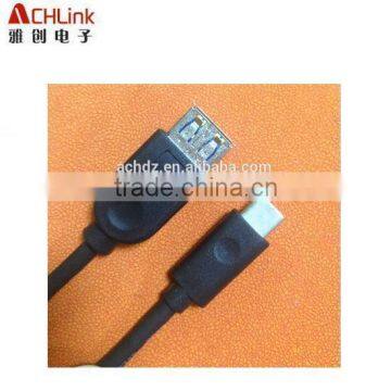 3.1 black usb af to c type cable