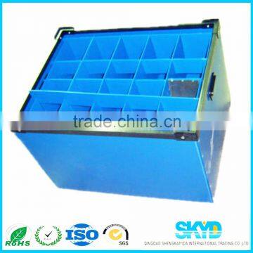 Moisture Resistance Household Plastic Corrugatedcoroplast Turnover Boxes With Divider