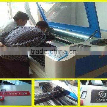 Jeans Leather Wood Stone Plastic Acrylic CNC USB CO2 wool felt laser cutting machine for MDF