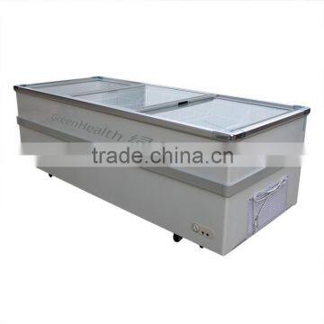 580L display fresh meat freezer showcase from Guangzhou factory